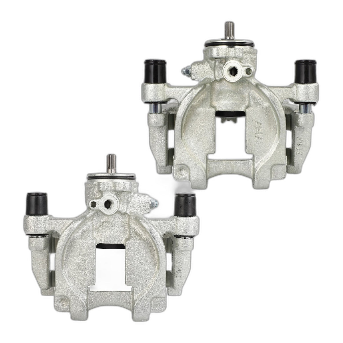Rear For 15-20 Ford Edge 15-19 Lincoln MKC Pair Brake Calipers w/Bracket
