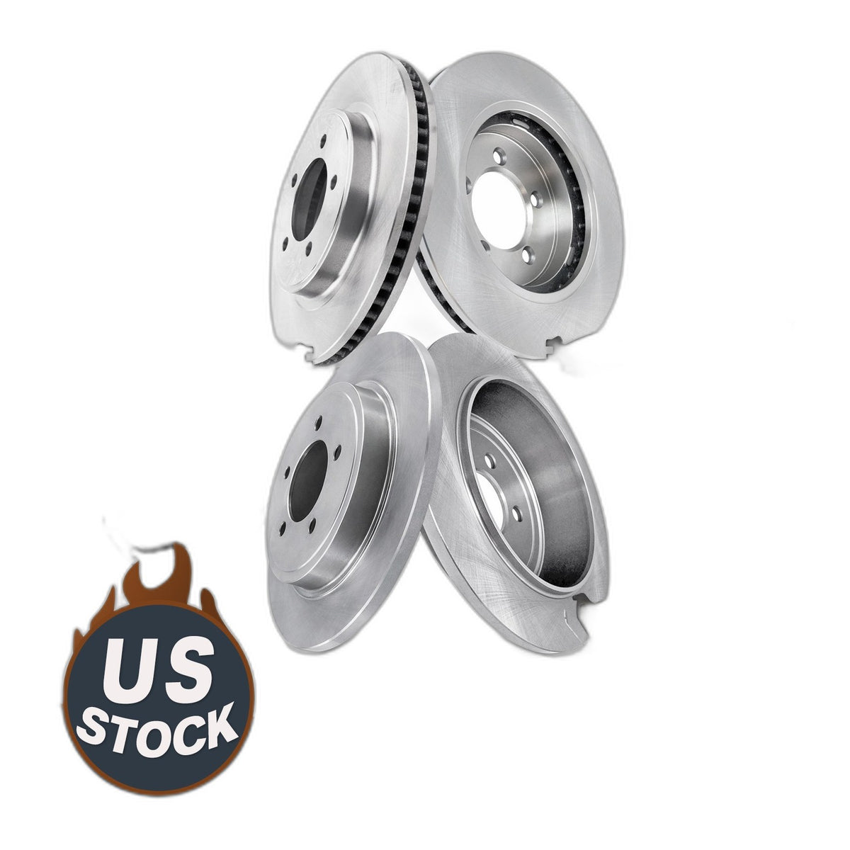 Front Rear Disc Brake Rotors Pads Kit for Ford Explorer 2006 - 2008 2009 2010