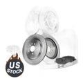 Front Rear Disc Brake Rotors and Ceramic Pads Kit for 2013 - 2019 Ford Explorer