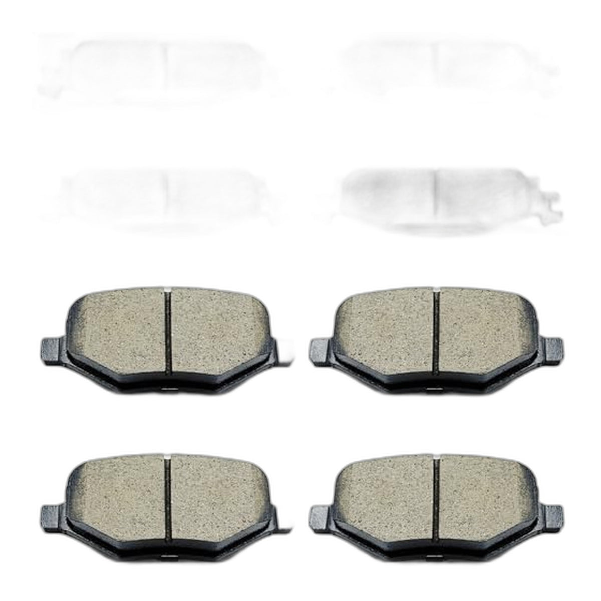 Front Rear Ceramic Brake Pads 8 Pieces Set for 2011-2019 ford Explorer,fo...