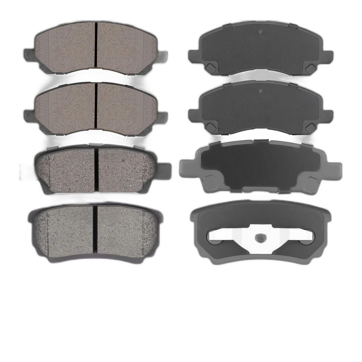 Front & Rear Ceramic Disc Brake Pads Set for Chrysler 200 2011-2014, for Jeep