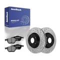 Front Drilled Slotted Brake Rotors Ceramic Pads for Ford Escape 2019