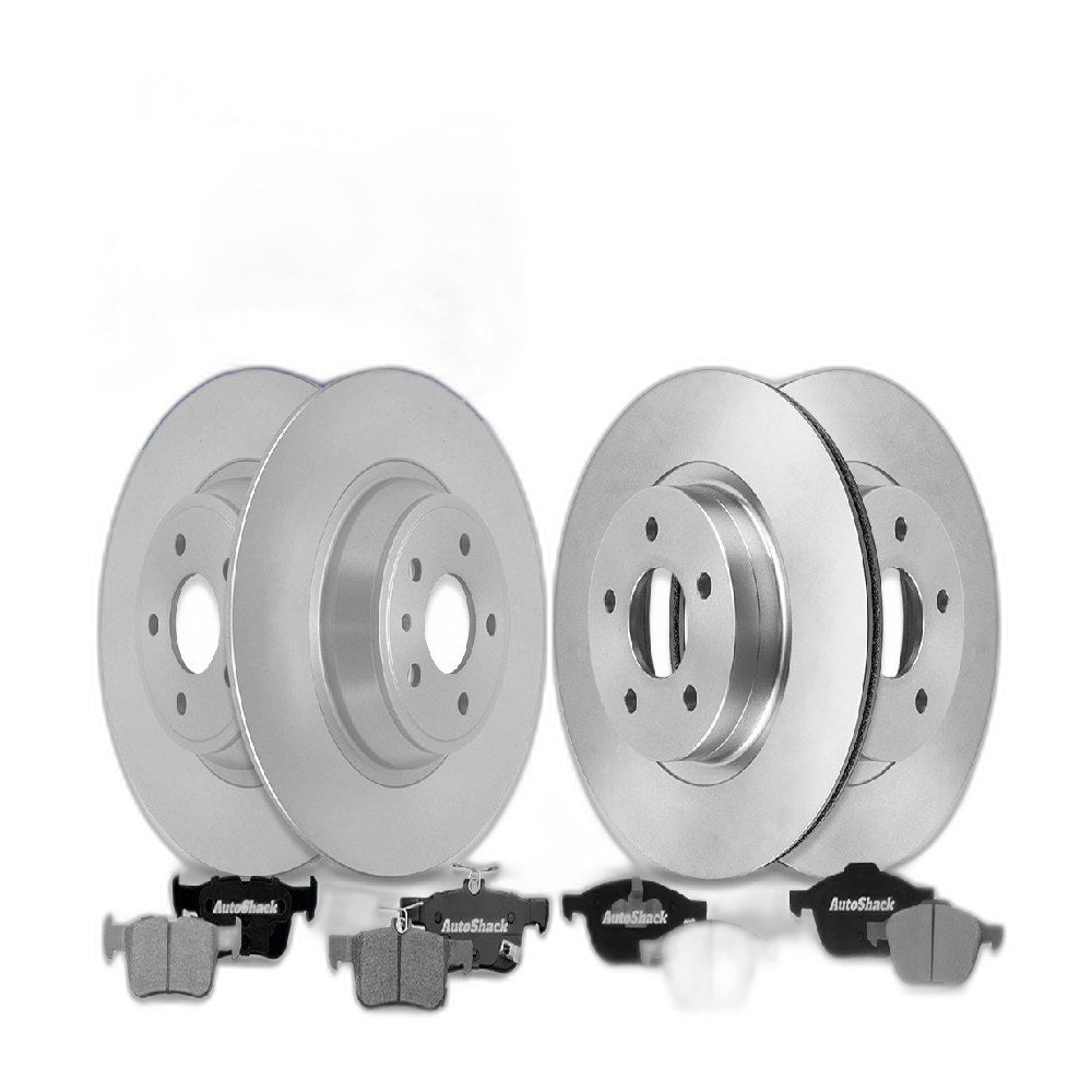 Front Rear Brake Rotors Ceramic Pads for Ford Escape 2019