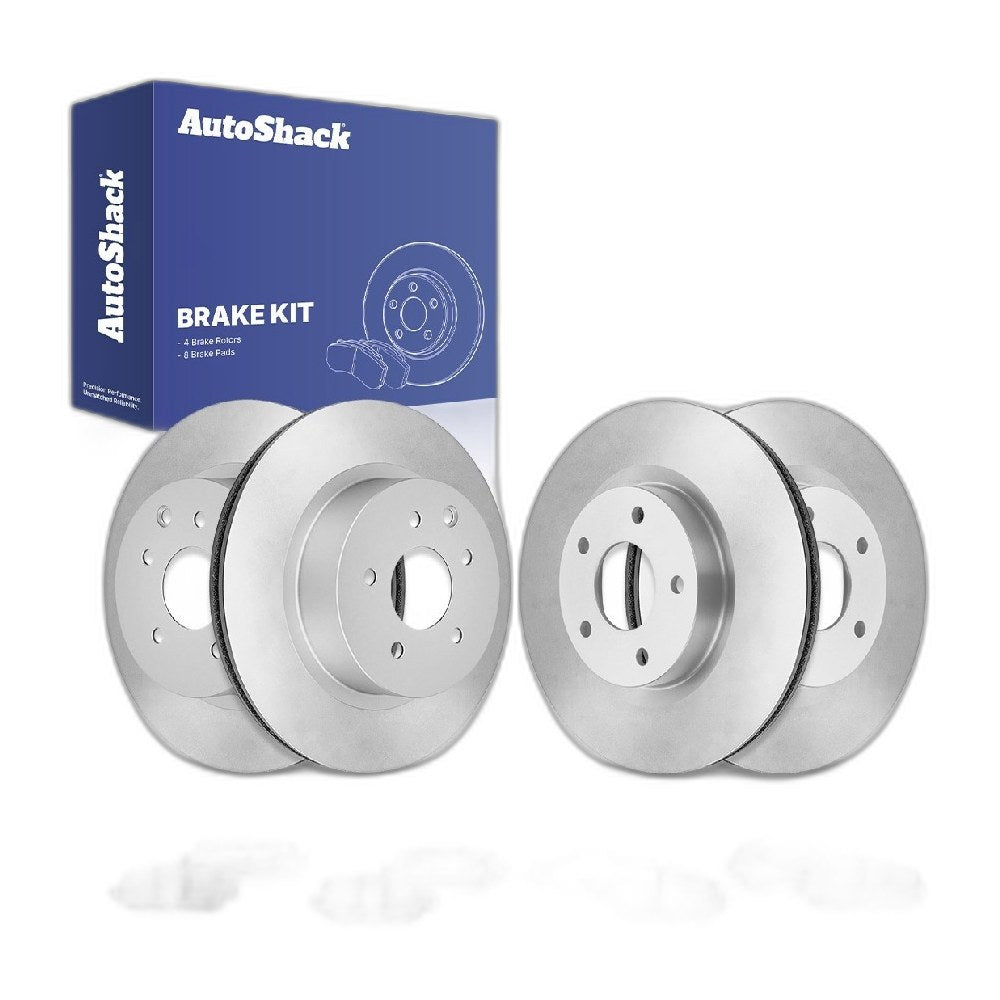 Front Rear Brake Rotors Ceramic Pads for Nissan Rogue 2013