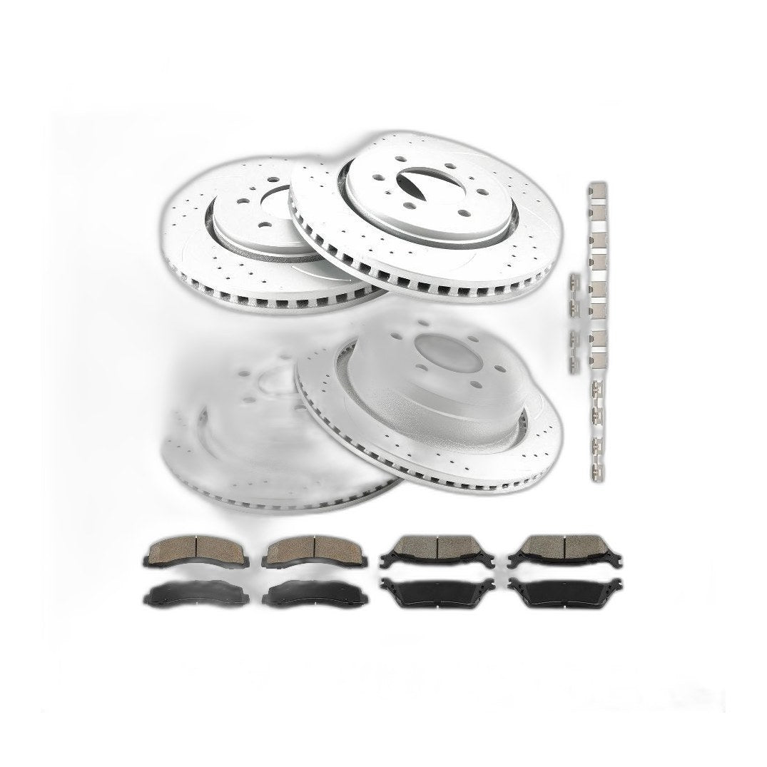 Brake Rotors Pads Kit Front Rear For 2015-2020 Ford F-150 2012-2014 5L 54153