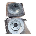1997-2011 Mercedes C320 CLK320 SLK350 REAR Drilled Slotted Brake Rotors Pair Set
