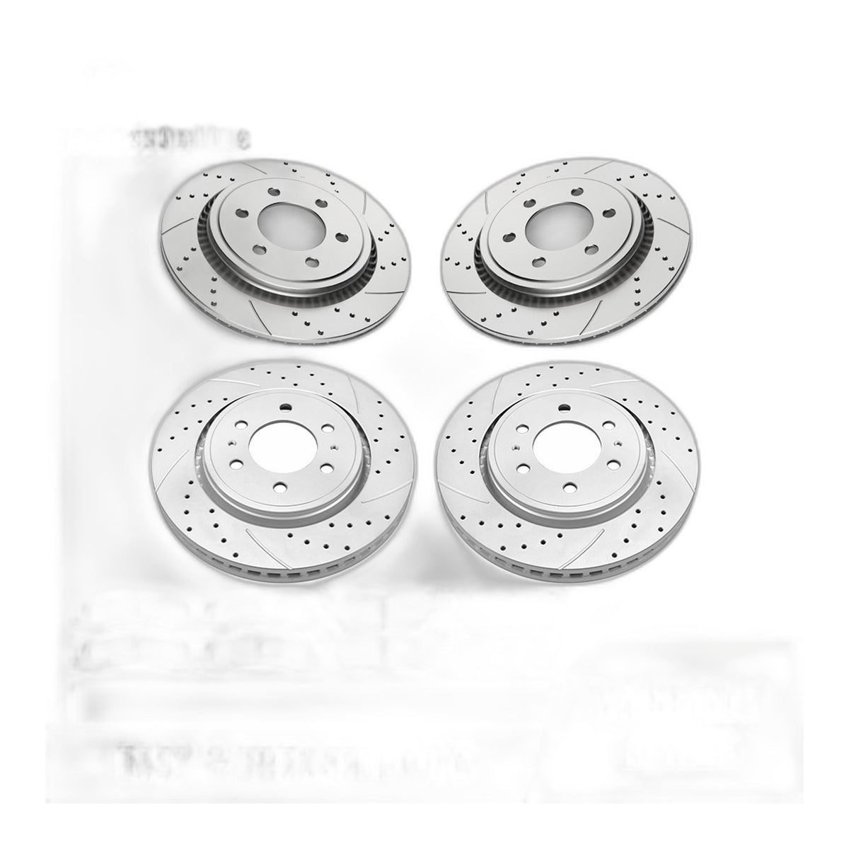 Front Rear Brake Rotors Pads for Ford F-150 2015-2017 Electronic Parking Brakes