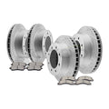 Front Rear Brake Rotors And Pads Kit Cearmic For FORD F-250 Super Duty 00-04 4WD