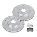 for Honda Accord 2003-2017 282mm Front Drilled Brake Rotors Pads Kit Brakes