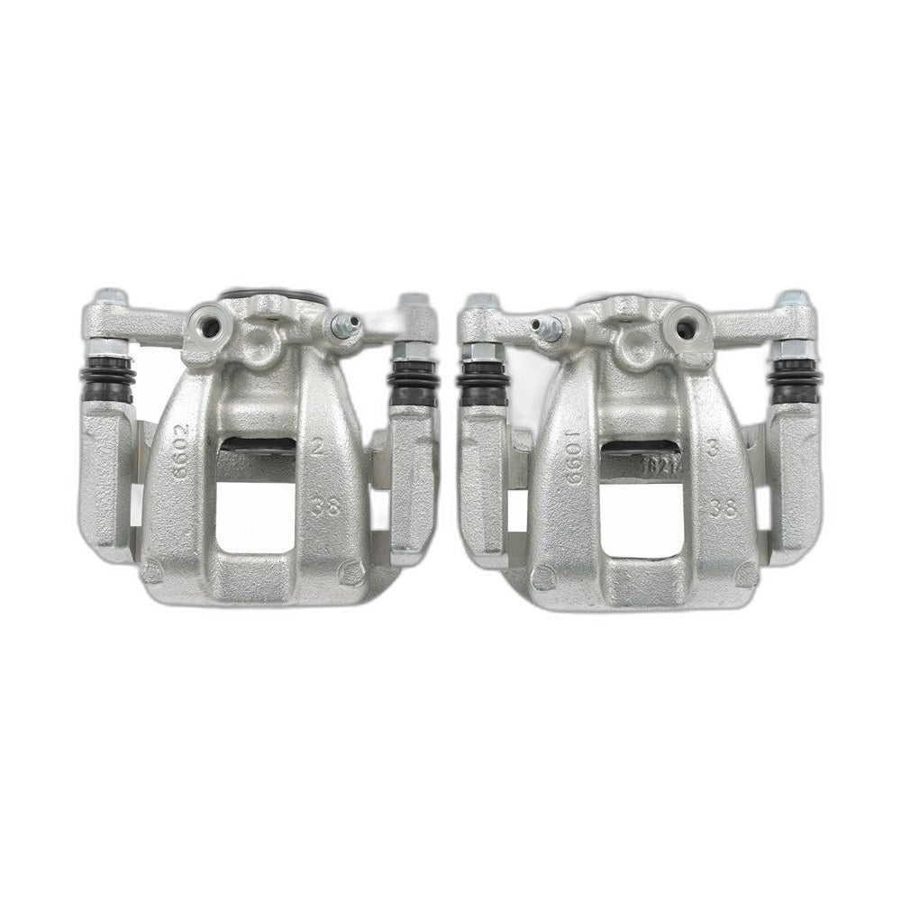 Pair Rear Brake Calipers w/ Bracket For Chevy Equinox Malibu GMC Terrain Buick
