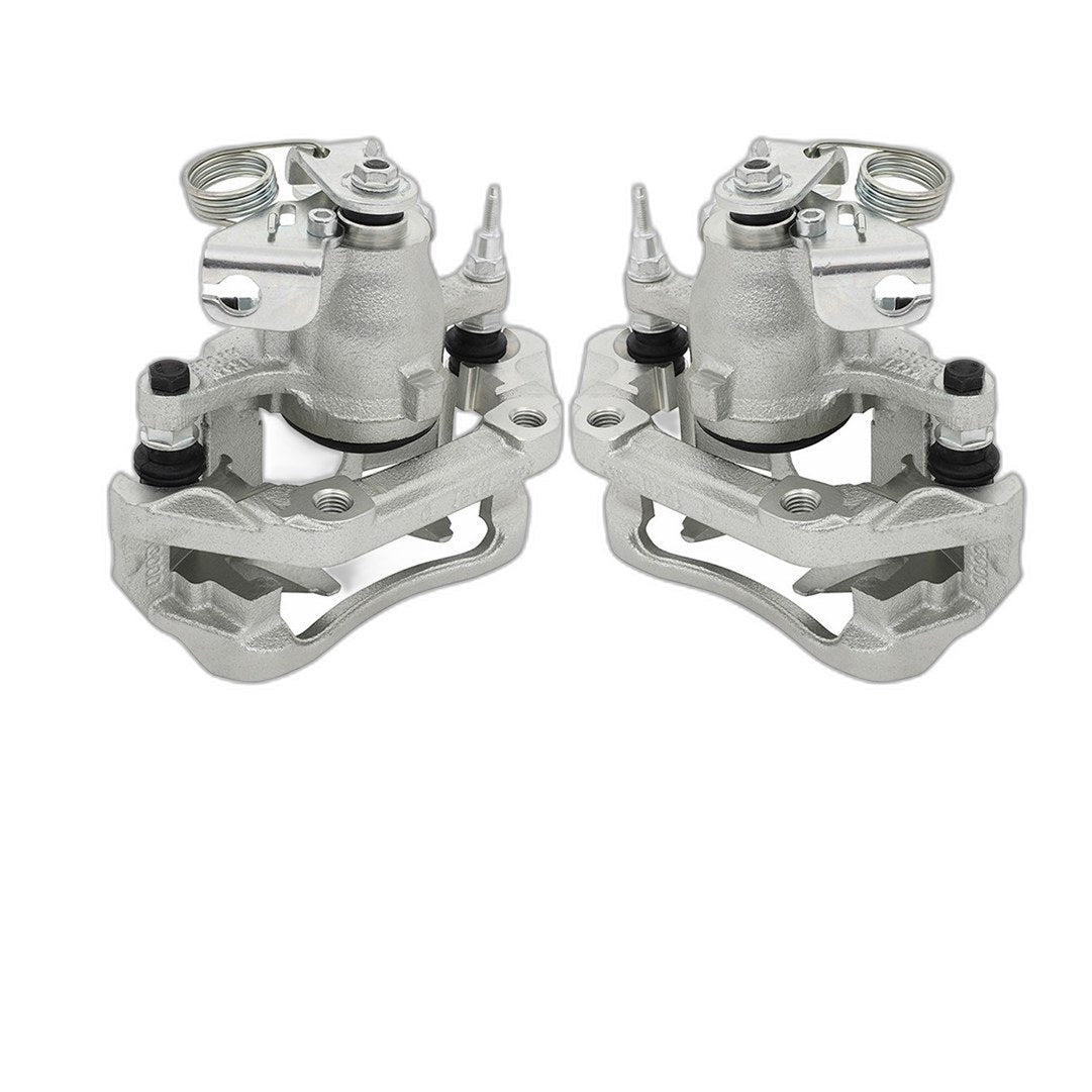 Pair For 2010-2013 2014 Lincoln MKX Ford Edge Rear Brake Calipers with Bracket