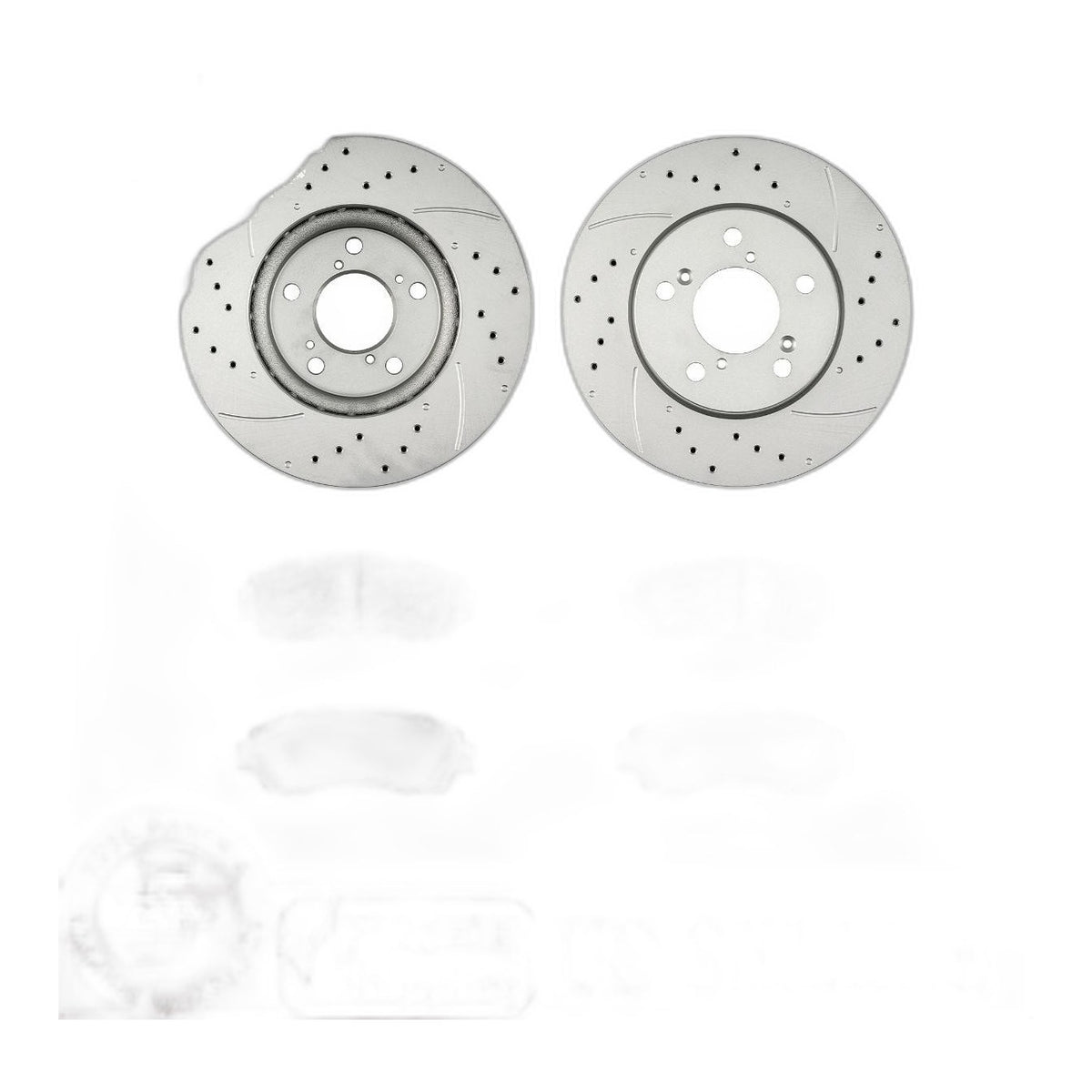 For 05-10 Honda Odyssey Front Brake Rotors & Front Brake Pads Kit 31368 D1521
