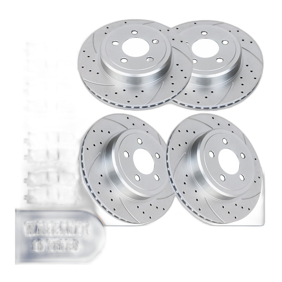 Front and Rear Rotors Brake Pads Kit for Dodge Charger Magnum Chrysler 300 AWD