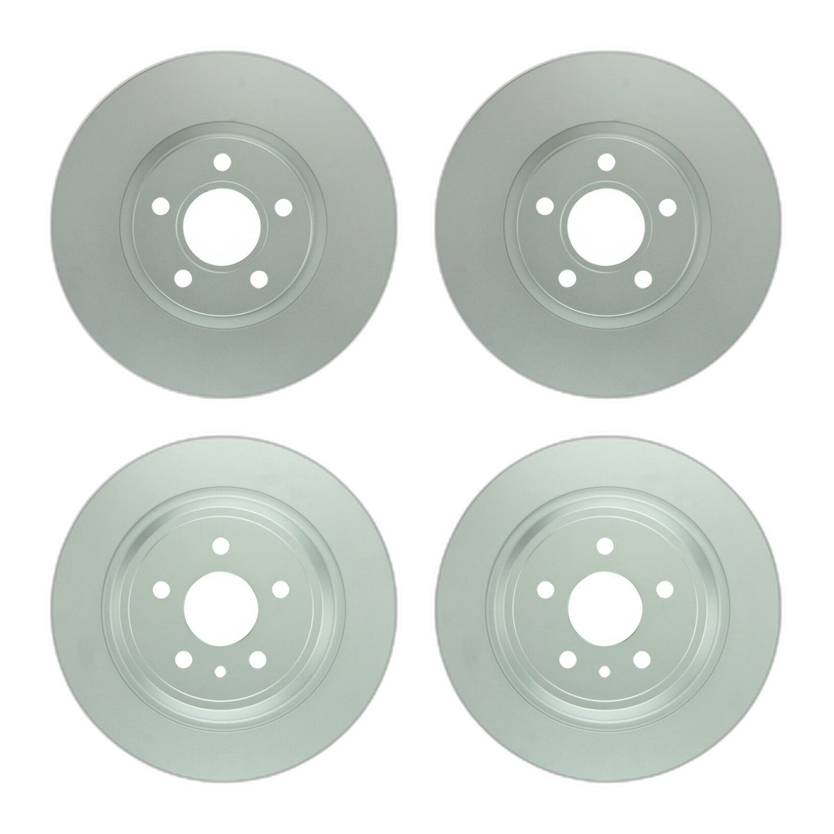Bosch QuietCast Front & Rear Rotors Disc Brake Pad Kit For Ford Escape FWD 17-19