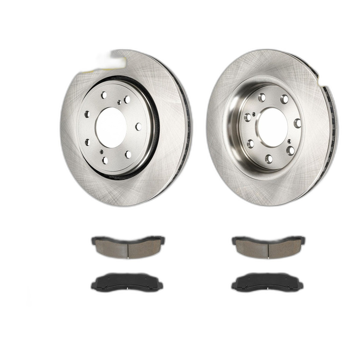 Front Coated Brake Rotors Ceramic Pads Kit for 2011-2017 Ford F-150 6PR1200489