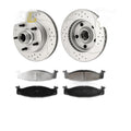 Front Ceramic Brake Pads & Rotors Kit For Ford F-150 Truck & E-150 Econoline