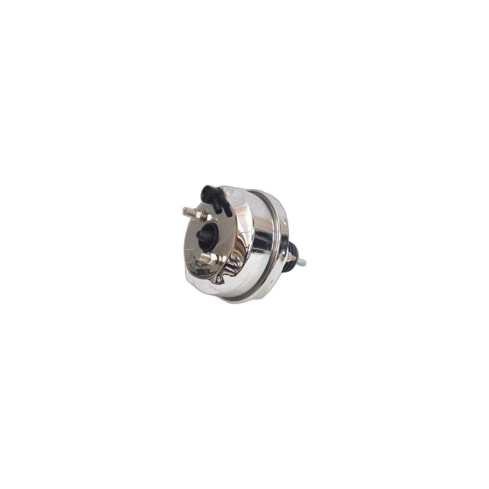 7" Single Diaphragm Chrome Power Brake Booster Universal Street Rod Chevy Ford
