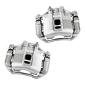 Pair Front Brake Caliper with Bracket for Kia Rio Hyundai Accent 2006-2011