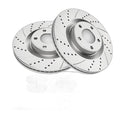 Front Drilled Discs Brake Rotors Brakes Pads for 2007-2014 Lincoln MKX Ford Edge