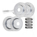 Front and Rear Brake Rotors Pads for Ram 1500 5 Lug Models 2006-2018 Brakes