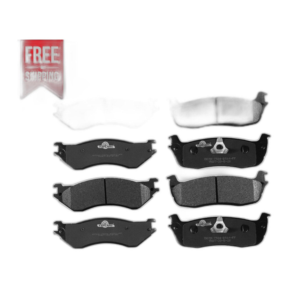 Front & Rear Ceramic Brake Pads for Ford Expedition Ford F-150 F-250 Navigator
