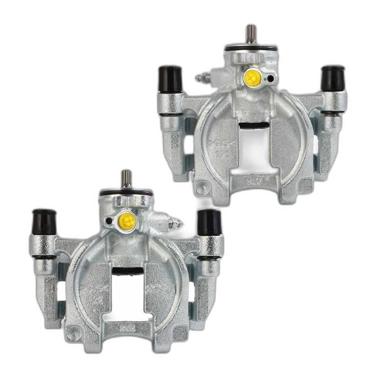 For 2013-2020 Ford Fusion Lincoln MKZ Rear Pair Brake Calipers w/ Bracket