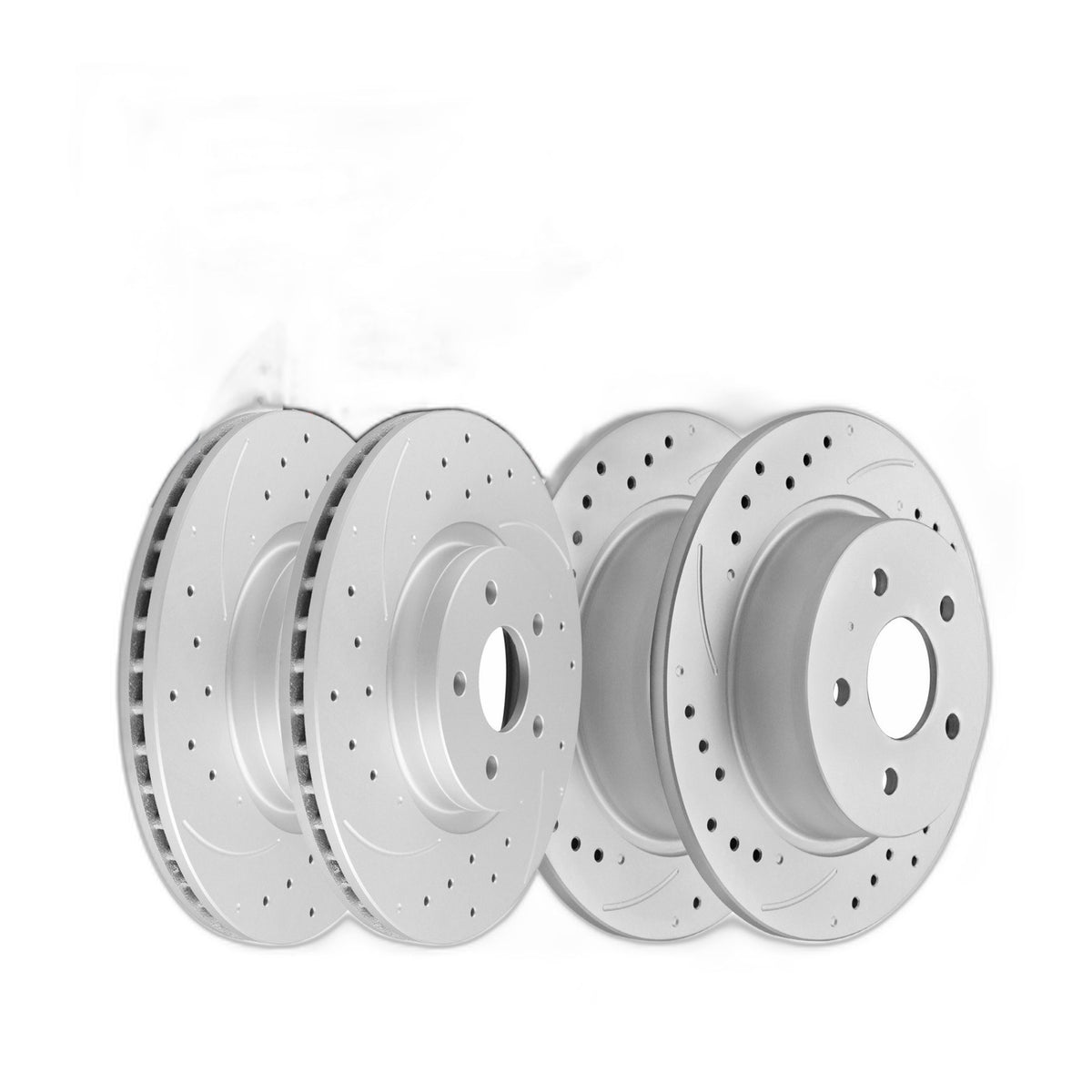 Front & Rear Brake Rotors + Pads Kit for Ford Escape 2013-2016 Transit Connect