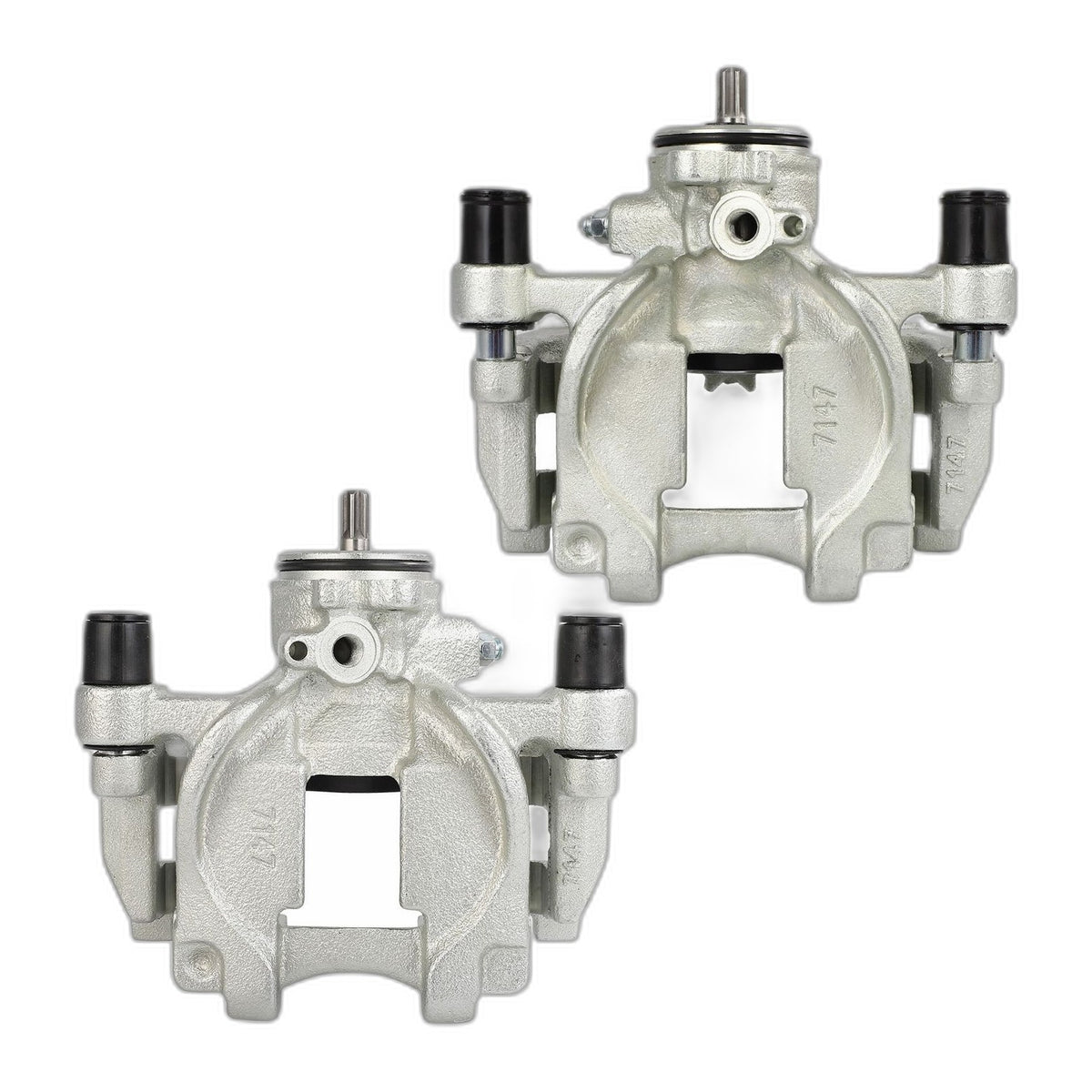 Pair Rear Brake Calipers w/ Bracket For 2015-2020 Ford Edge 15-19 Lincoln MKC
