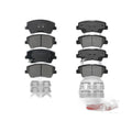 Front Rear Ceramic Brake Pads Set for 2017 - 2019 2020 Hyundai Elantra