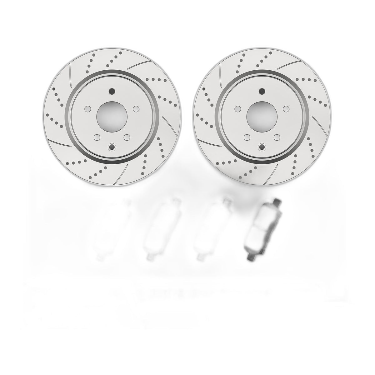 REAR Brake Rotors Pads Kit for Nissan Maxima 2009-2014 2016-2019 Slotted Drilled