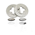Front Brake Rotors and Ceramic Pads Kit For 1990 Honda Accord 1991-1997 2.2L