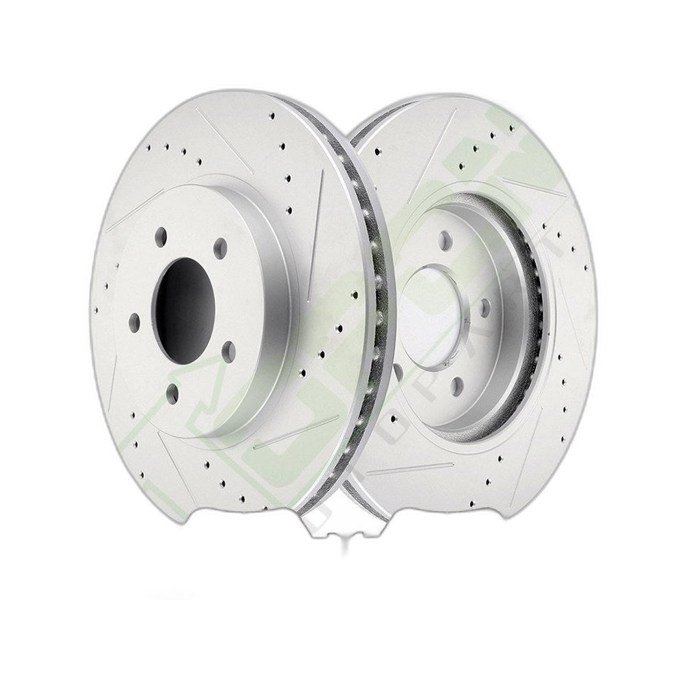 Front Brake Rotors And Metallic Pads Kit For Ford Escape Hybrid 2008 2009-2012