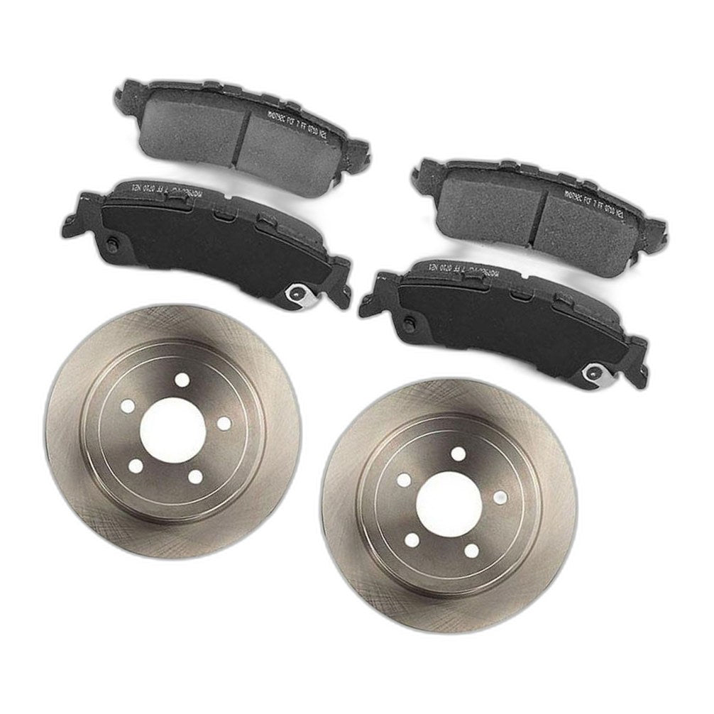 Front Brake Rotors Ceramic Brake Pads for 2000 Ford F-250