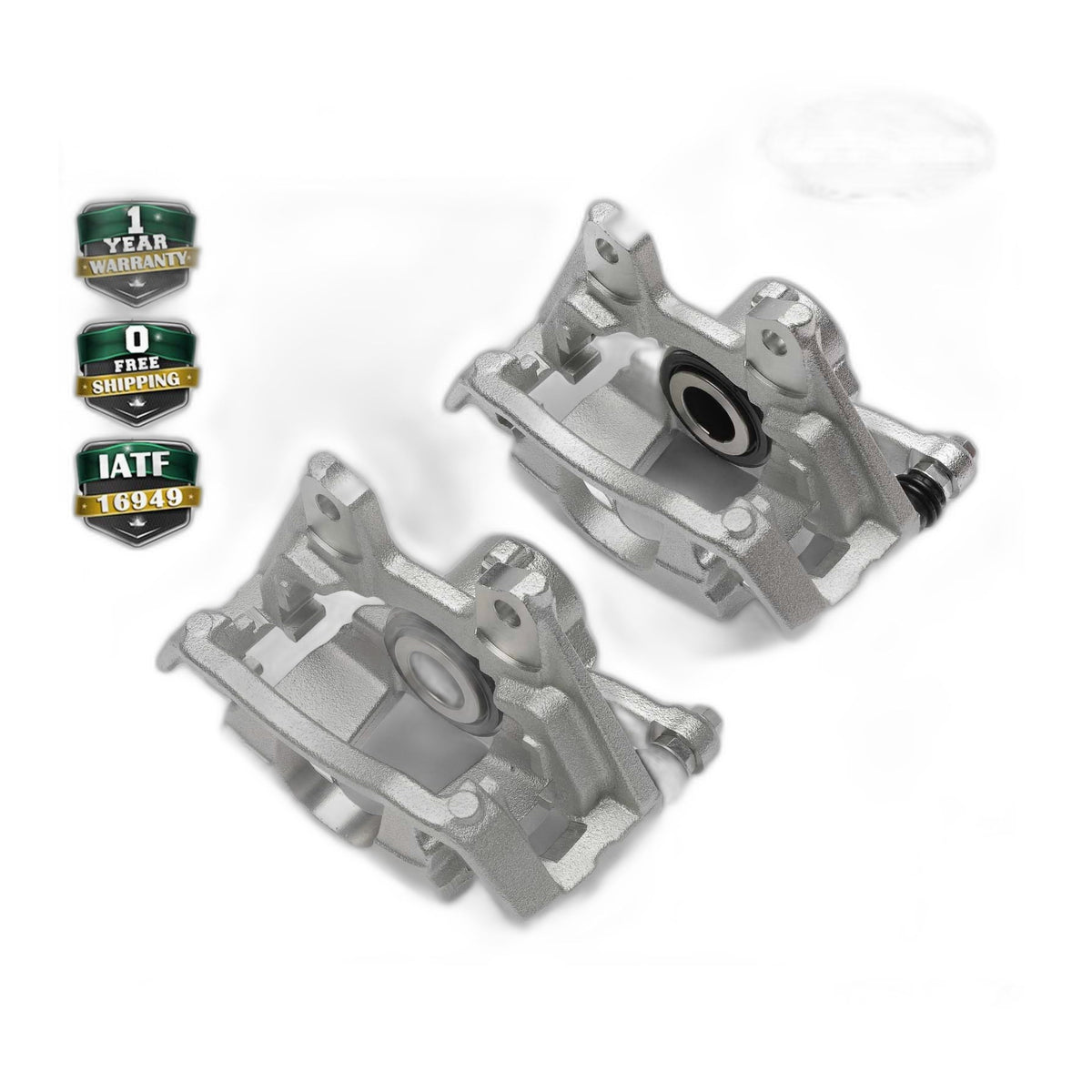 Pair Rear Brake Calipers with Bracket for Jeep Wrangler JL 2018-2023 68385514AA