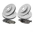 Front Rear Brake Rotors +Ceramic Pads Kit for Subaru Legacy Outback 2020 - 2022
