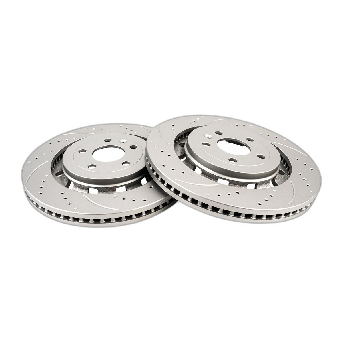Front Drilled Slotted Brake Rotors & Ceramic Pads Kit for 13-19 Ford Explorer