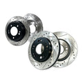 Front Rear Drilled Slotted Brake Rotors Pads for 2006 Ford Escape Mazda Tribute