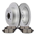Rear Brake Rotors Pads Kit D905 7784 for Nissan Rogue 2008 2011