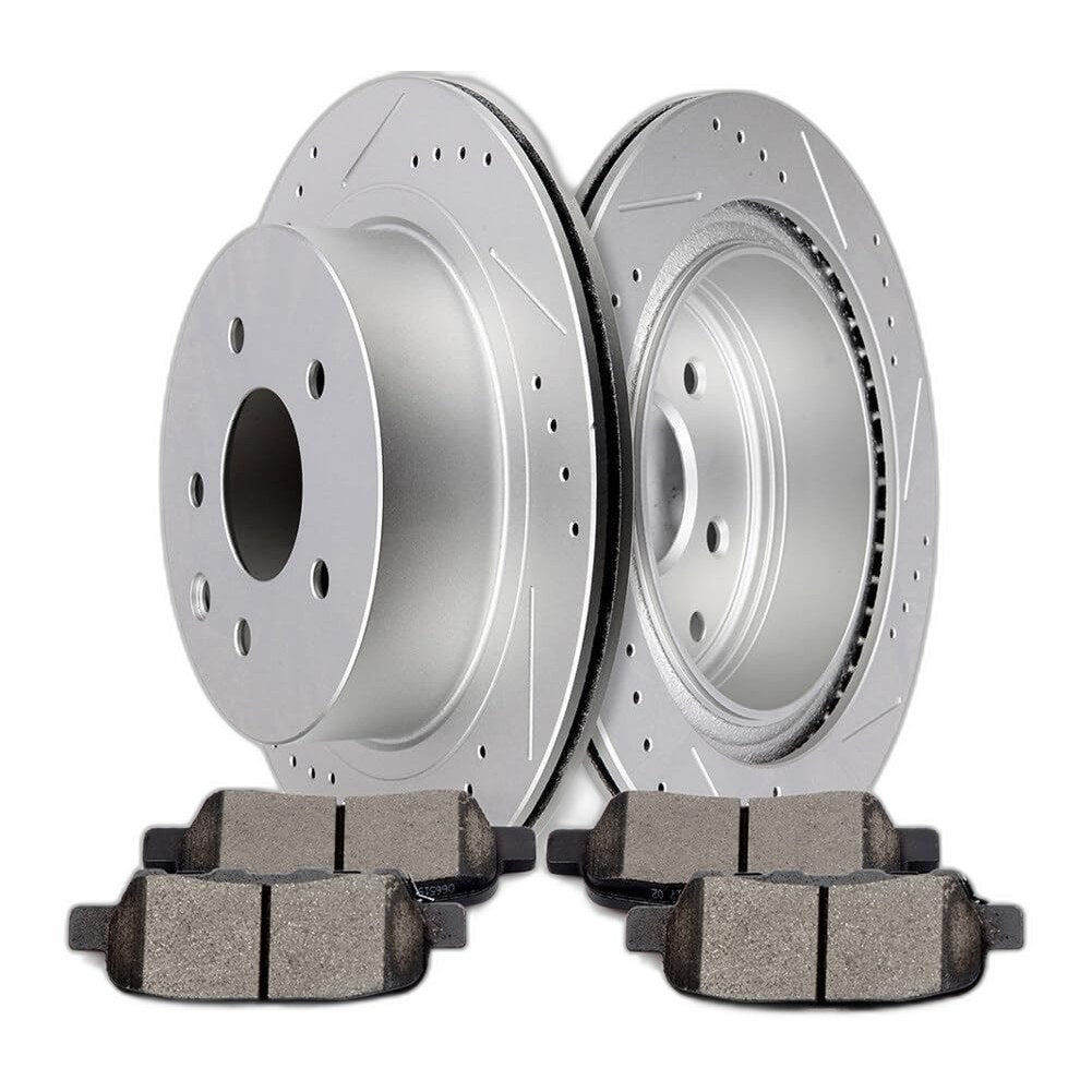 Rear Brake Rotors Pads Kit D905 7784 for Nissan Rogue 2008 2011