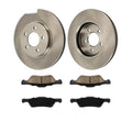 4x Front Brake Pads + 2x Front Brake Rotors Kit Fits 08-09 Ford Escape 3L V6