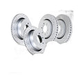 Front Rear Drilled Brakes and Rotors Brake Pads for Ford F-150 Disc Brakes Kits