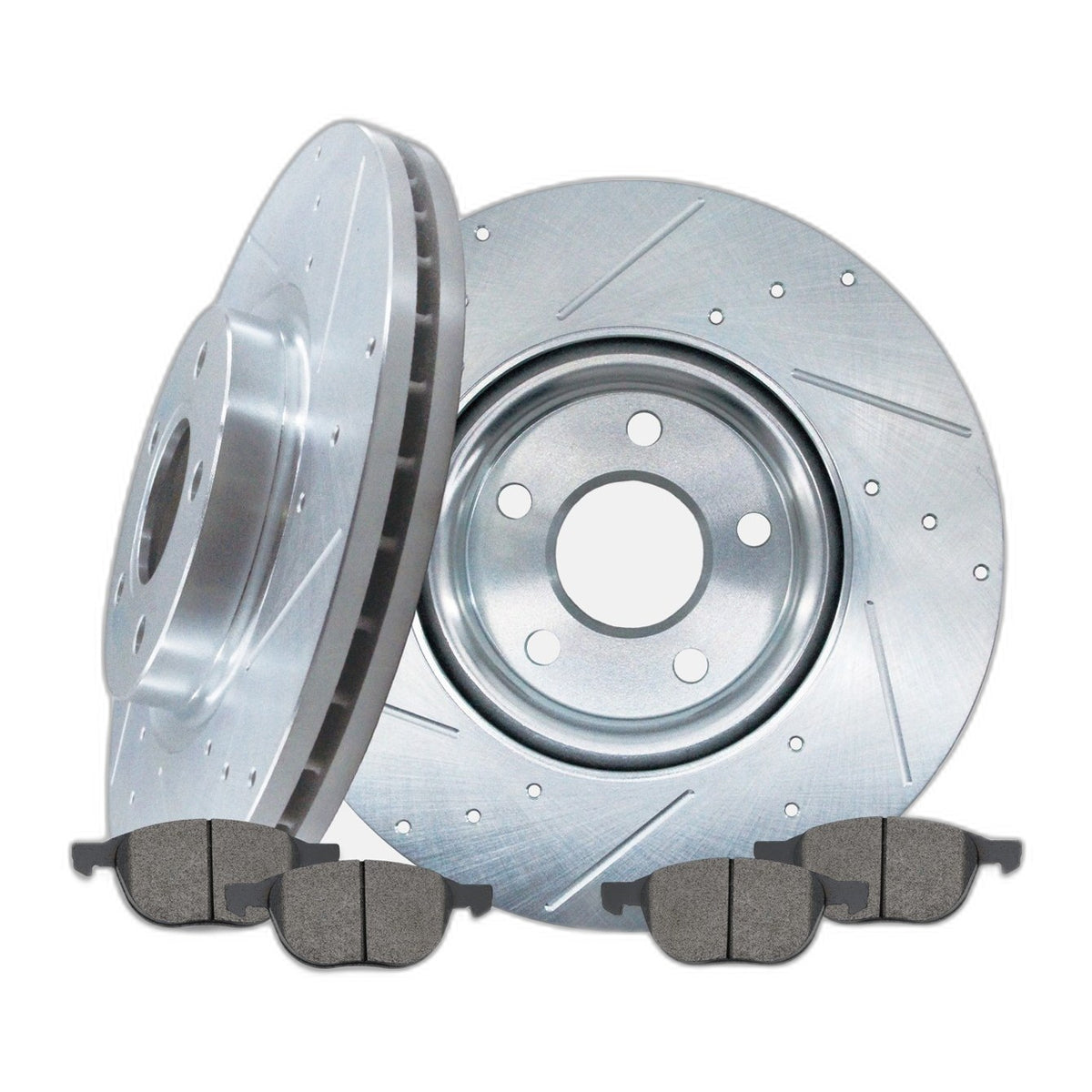 (300mm) Front Brake Pads and Rotors Kit for Ford Escape Volvo C30 C70 S40 V50