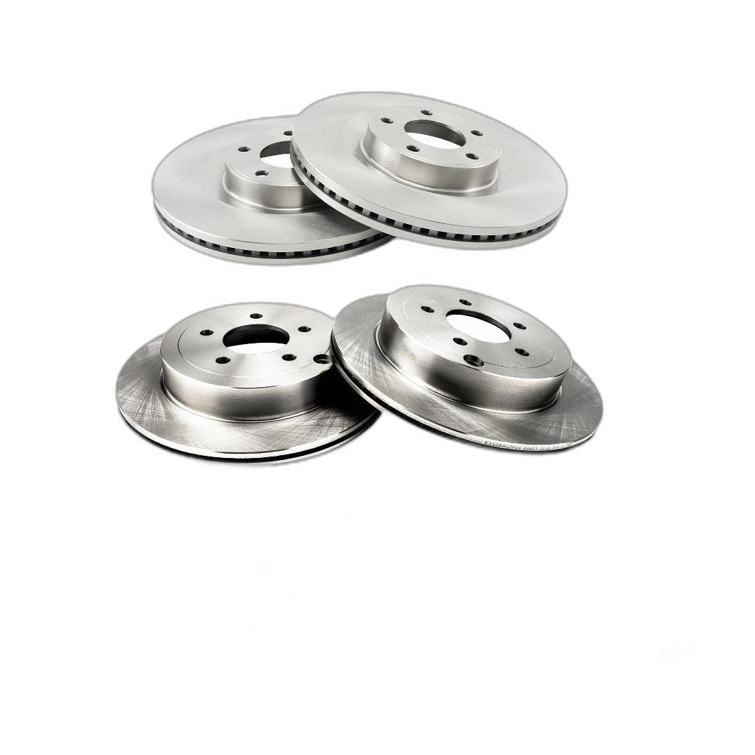 Brake Rotors & Pads Ceramic Kit Front Rear For 07-10 Ford Edge 07-09 MKX 3.5L