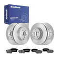 Front Rear Brake Rotors Premium Pads for Ford, Edge 2007-2010, AWD FWD V6 3.5L
