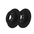 Rear Drilled Slotted Brake Rotors Pair for Lexus, ES350 2007-2012, FWD V6 3.5L