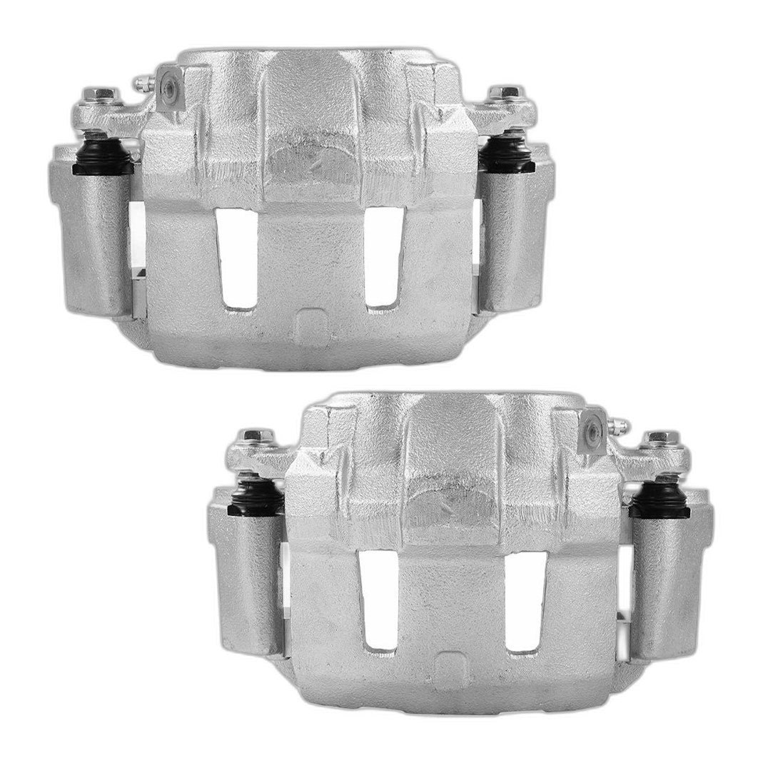 For 1999-2000 Ford F-250 Super Duty 4WD Front Brake Calipers w/ Bracket Pair