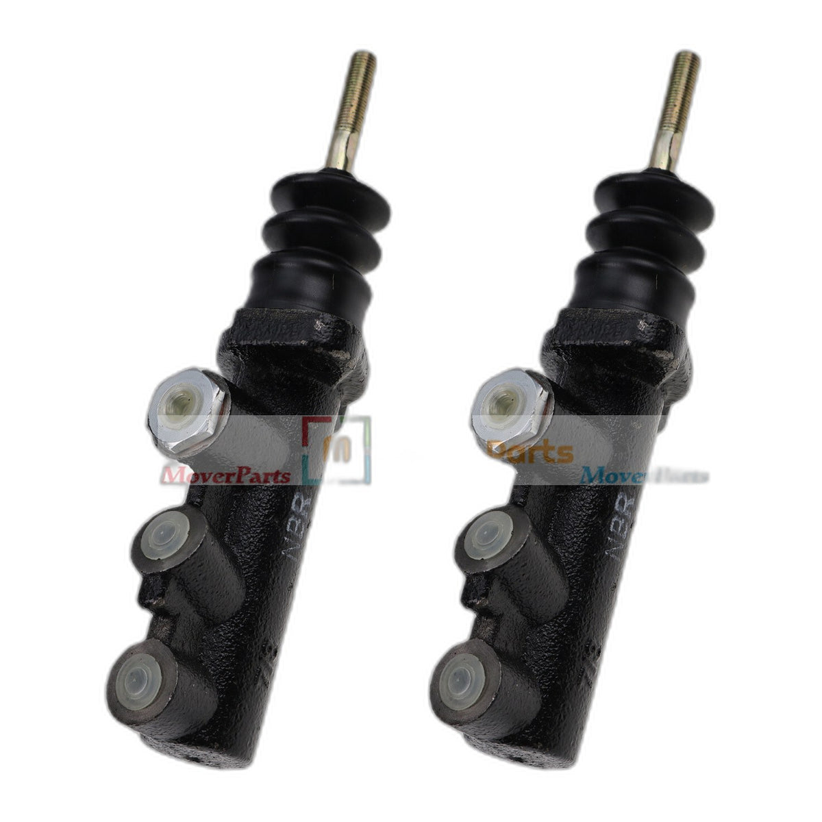 2X Brake Master Cylinder D141779 D136837 For Case Backhoe Loaders 580K 580L 580M