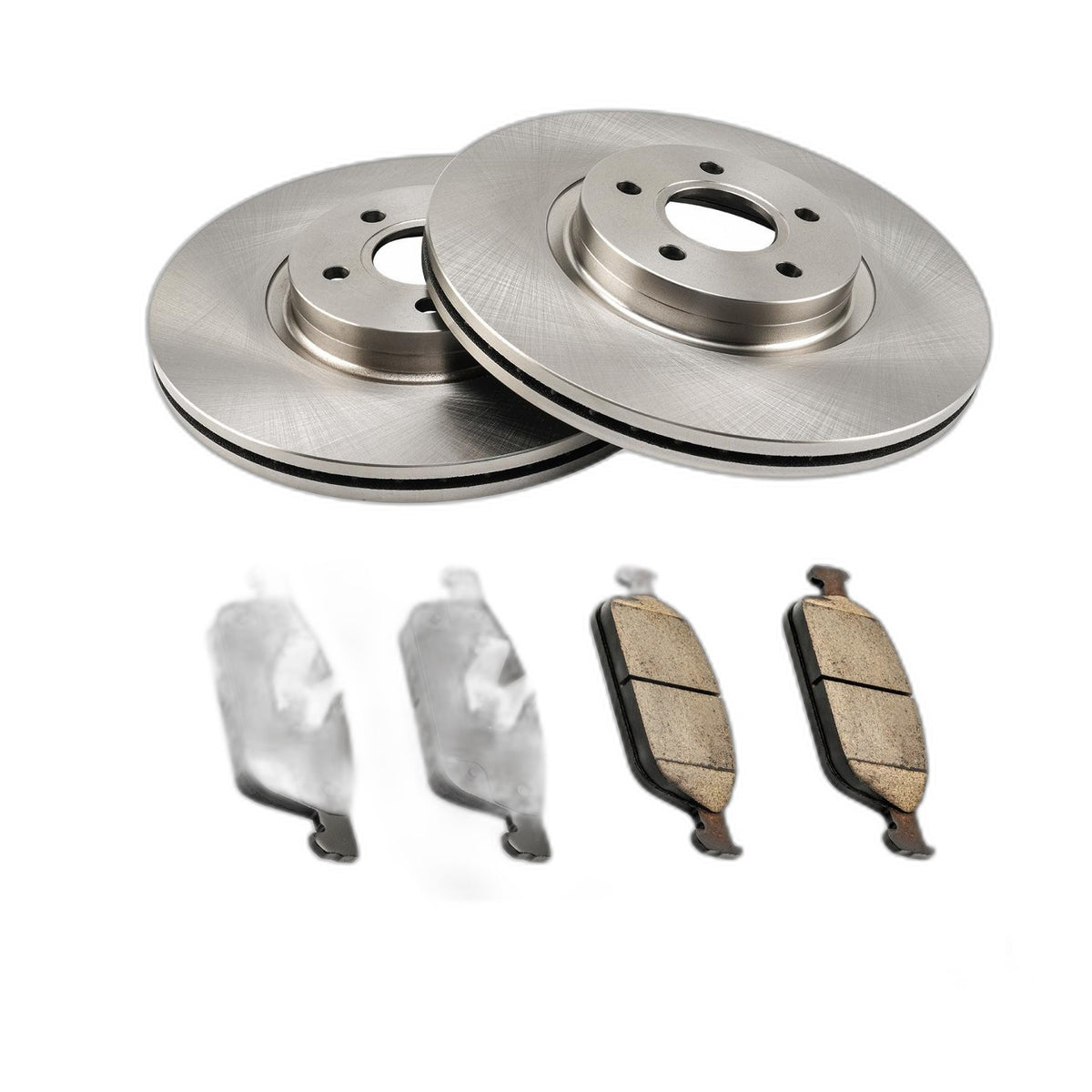Front Brake Rotors Front Brake Pads Kit Fits 2013 Ford Escape L4 2T 34349 D1645