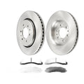 6PC Front Brake Rotors Ceramic Front Brake Pads Kit For Ford F-150 2010-2020