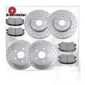 Front Rear Brake Rotors Pads for 2010-2017 Chevrolet Equinox GMC Terrain Brakes